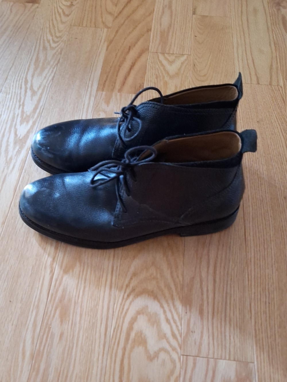 Cole Haan Black Leather Chukka Boots
